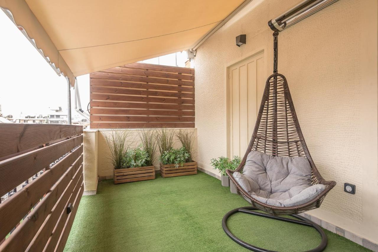 Appartamento Petralona Stylish Penthouse Atene Esterno foto
